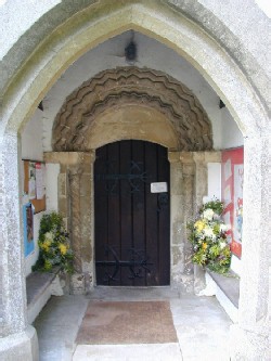 The south doorway
